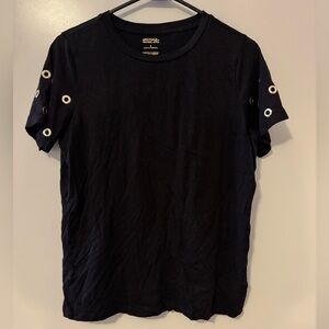 Michael Kors Black Crew Neck Tee